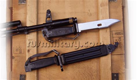 Contact information for nishanproperty.eu - Russian AK-74 Bayonet & Scabbard-Izhevsk True Black. These are perhaps the rarest AK bayonet of them all! These are current issue, Russian manufactured, Izhevsk "True Black" AK-74 bayonet and scabbard. Most exciting of all is that we have seen many to have matching scabbard numbers. 